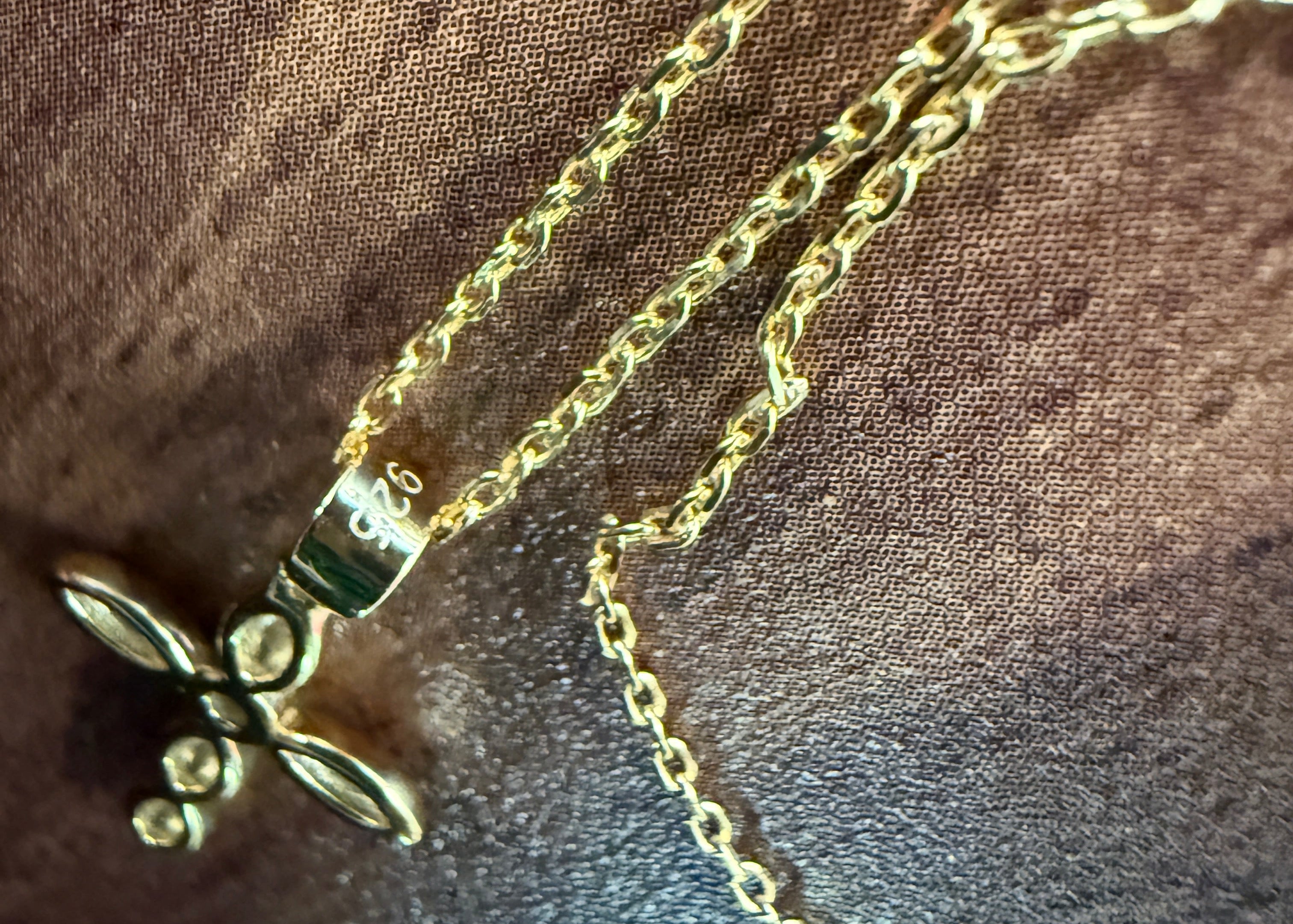 Darling Sterling Silver Cross Necklace