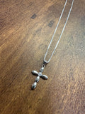 Darling Sterling Silver Cross Necklace