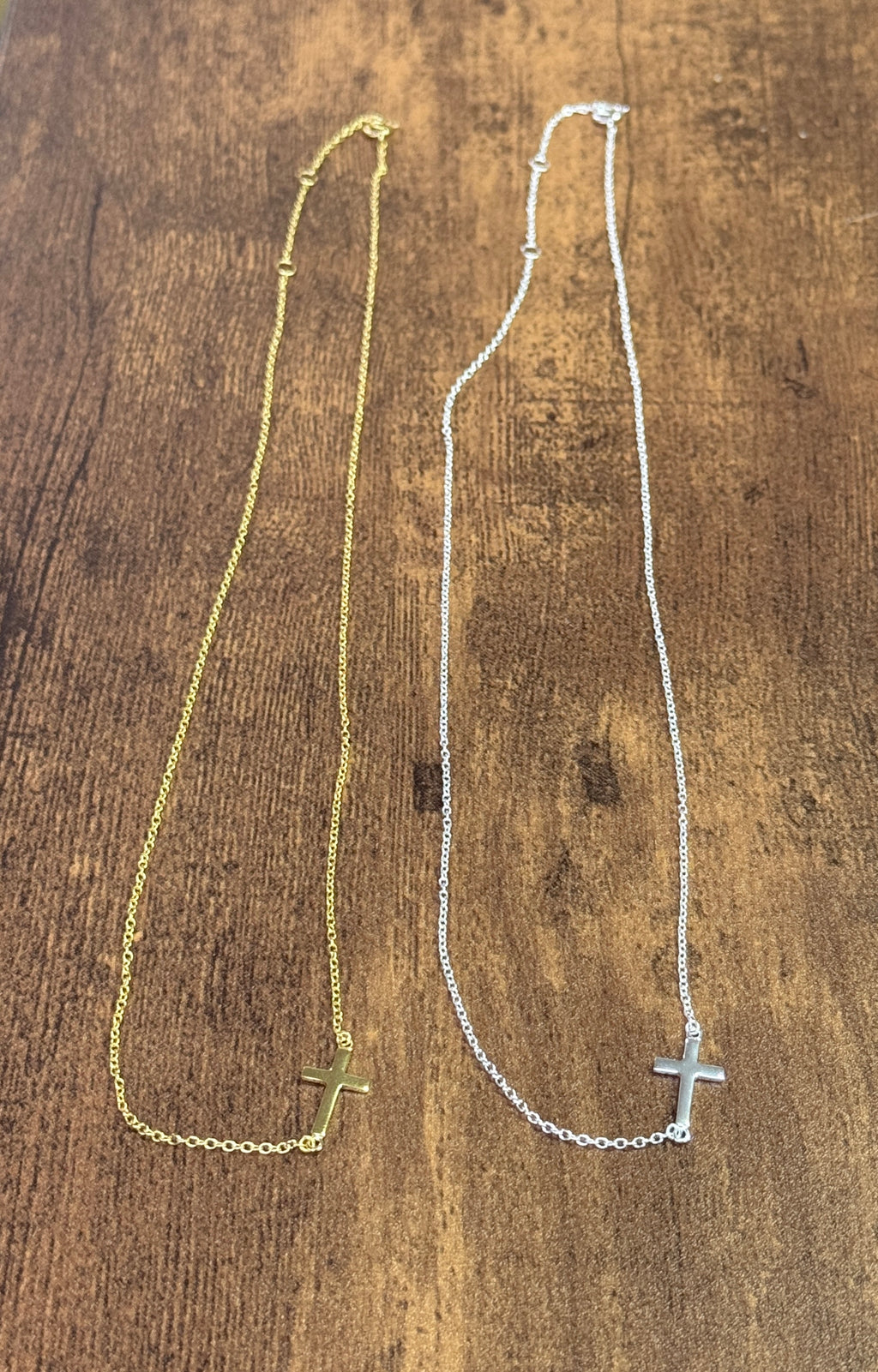 Connected Cross Necklace