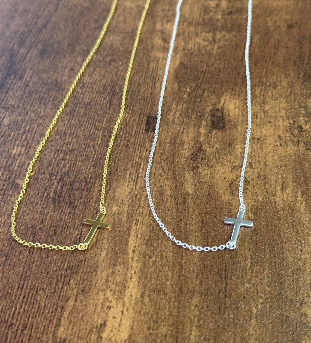 Connected Cross Necklace