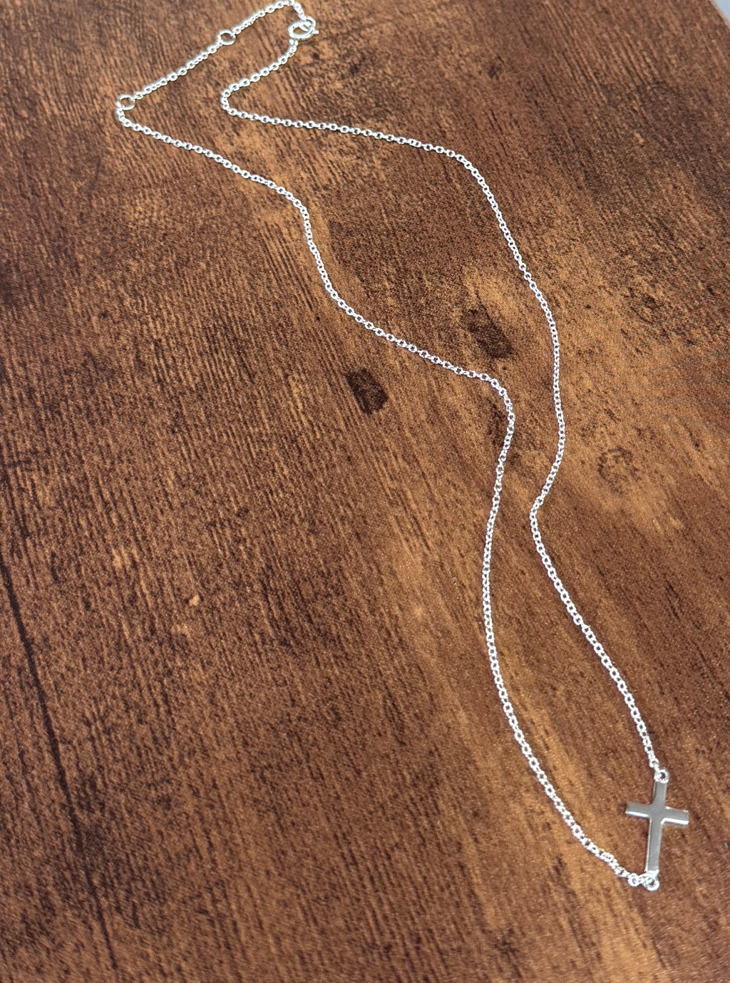 Connected Cross Necklace
