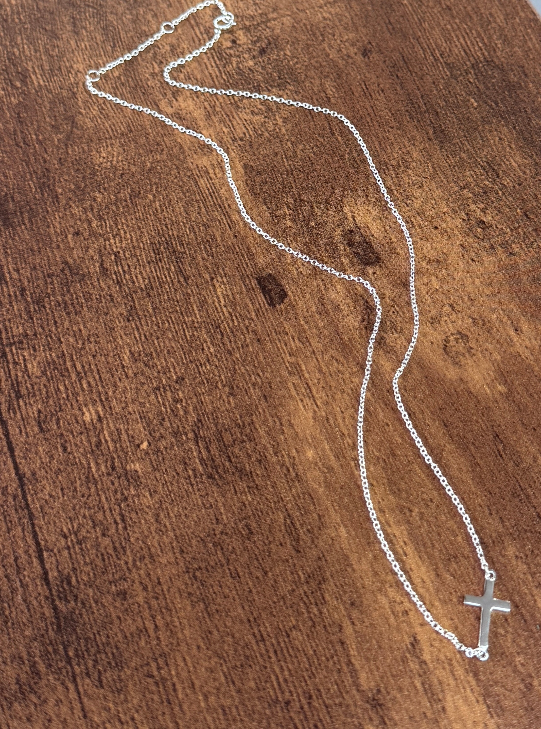 Connected Cross Necklace