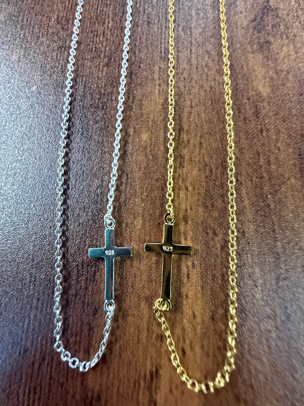 Connected Cross Necklace