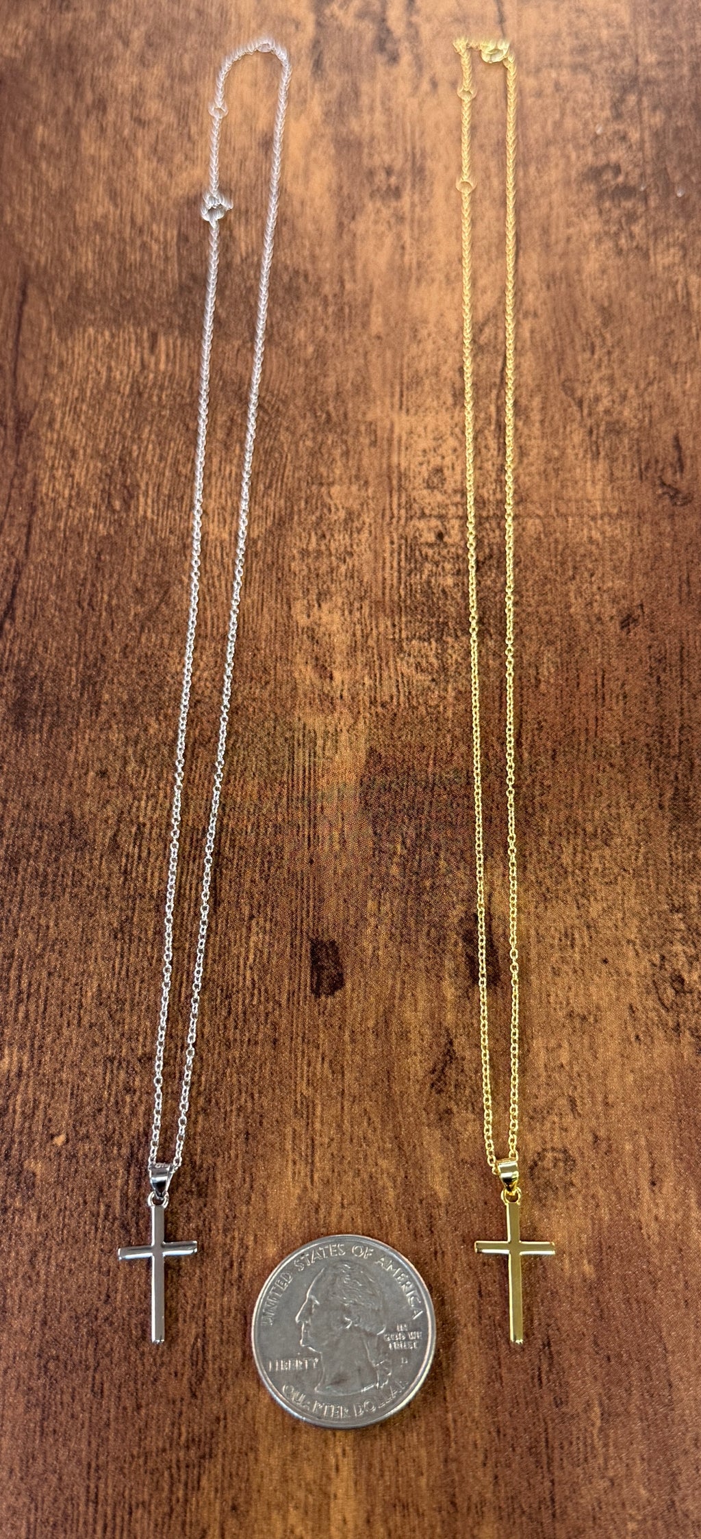 Cross Charm Pendant Necklace