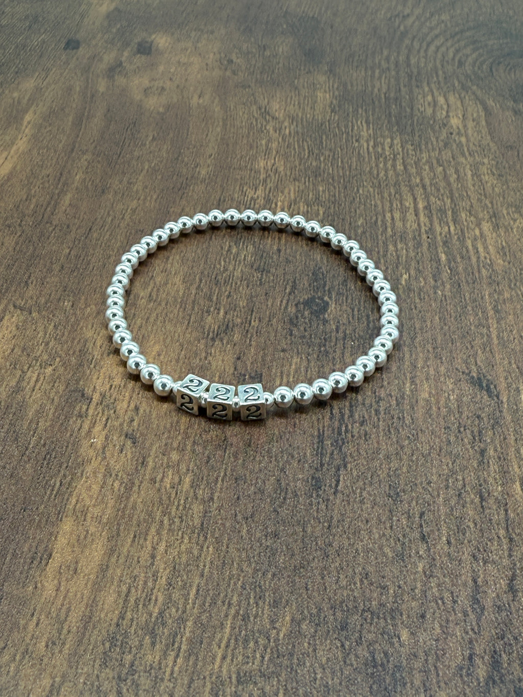 Sterling Silver Angel Number Bracelet