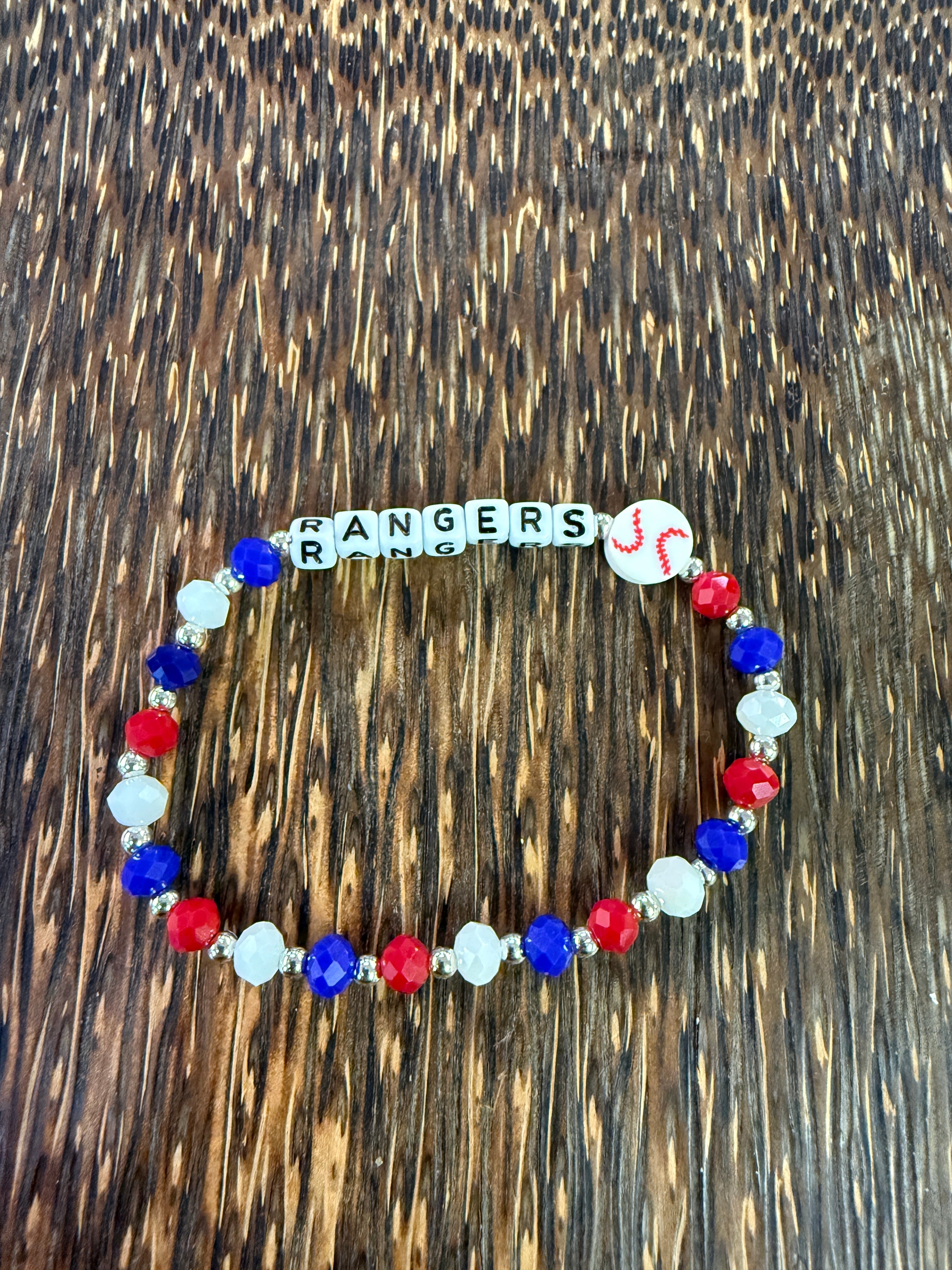 Rangers Red Blue & White Bracelet