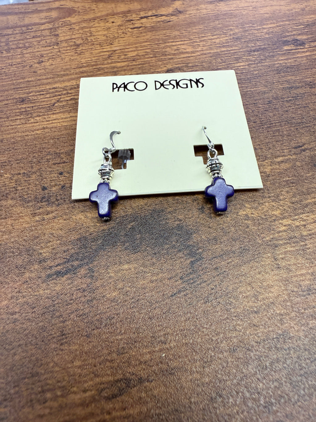 Fun Dainty Multi-color Cross Earrings