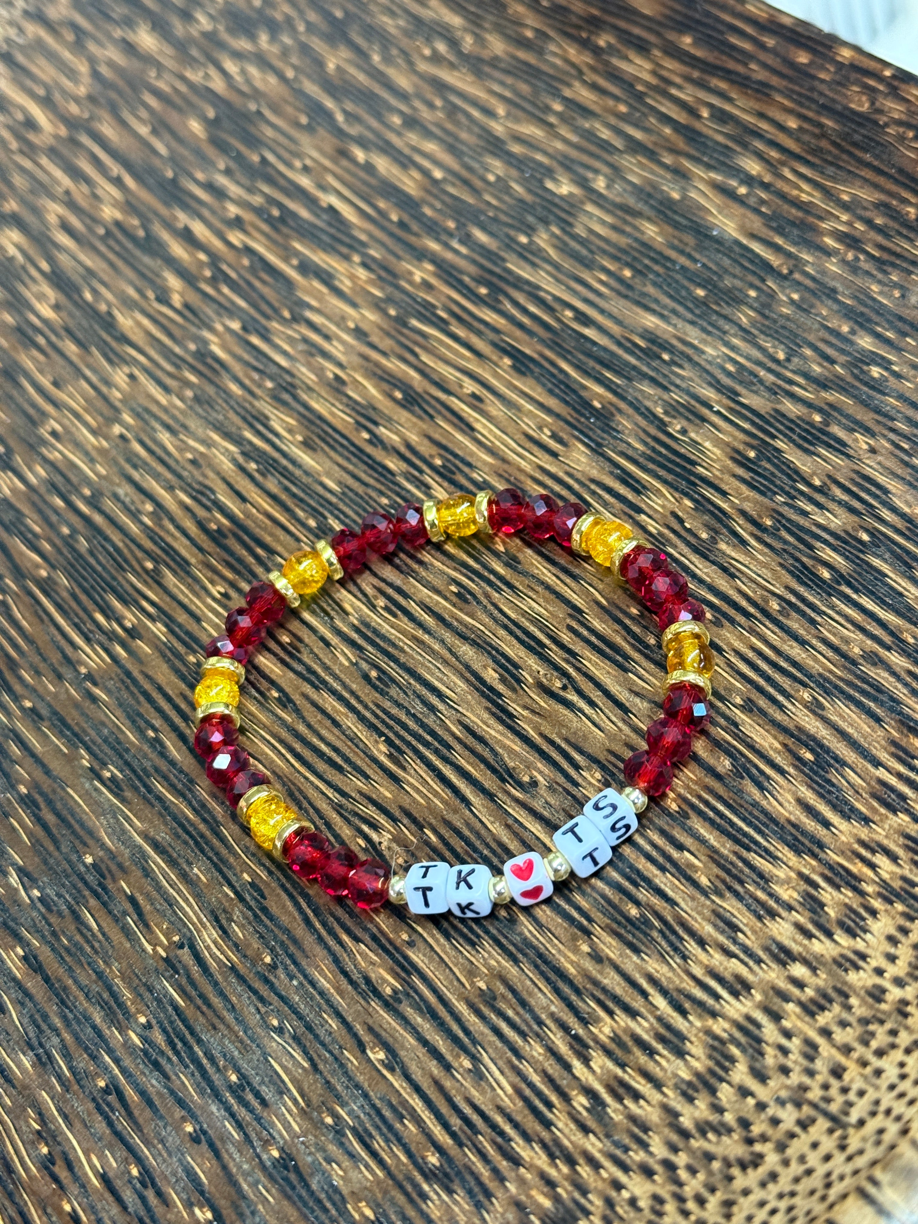 TK <3 TS Fabulous Faceted Beaded Bracelet