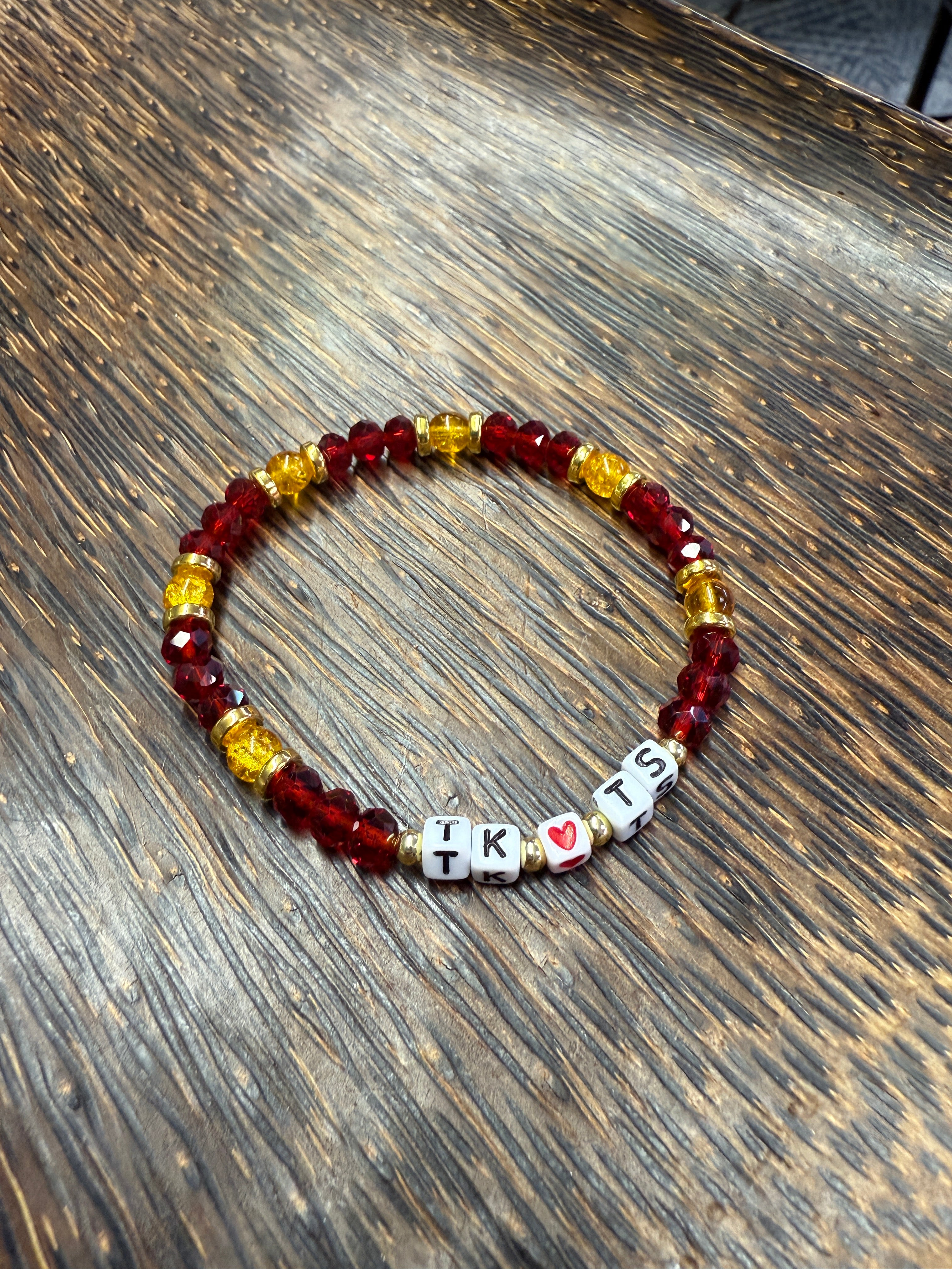 TK <3 TS Fabulous Faceted Beaded Bracelet