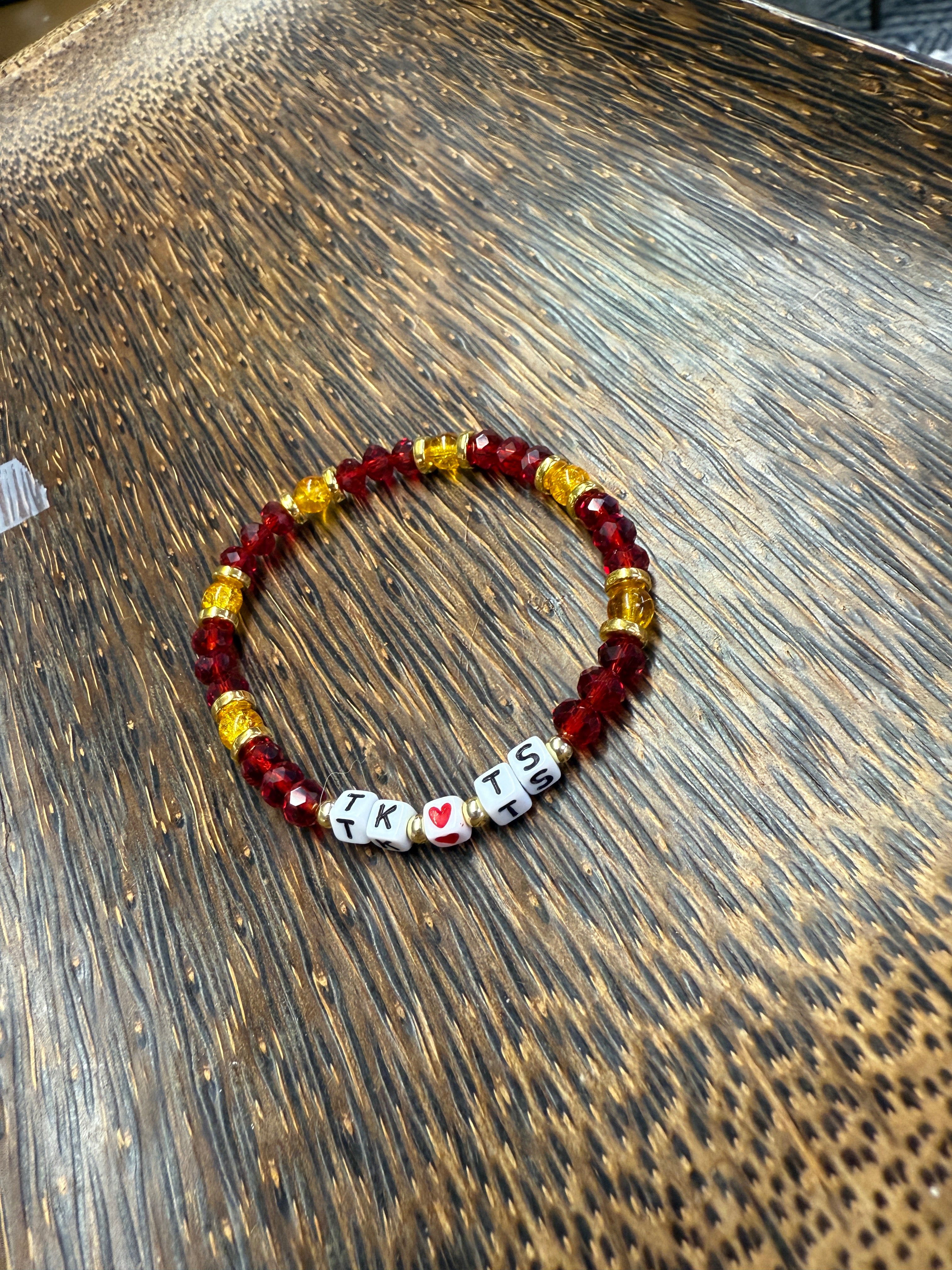 TK <3 TS Fabulous Faceted Beaded Bracelet