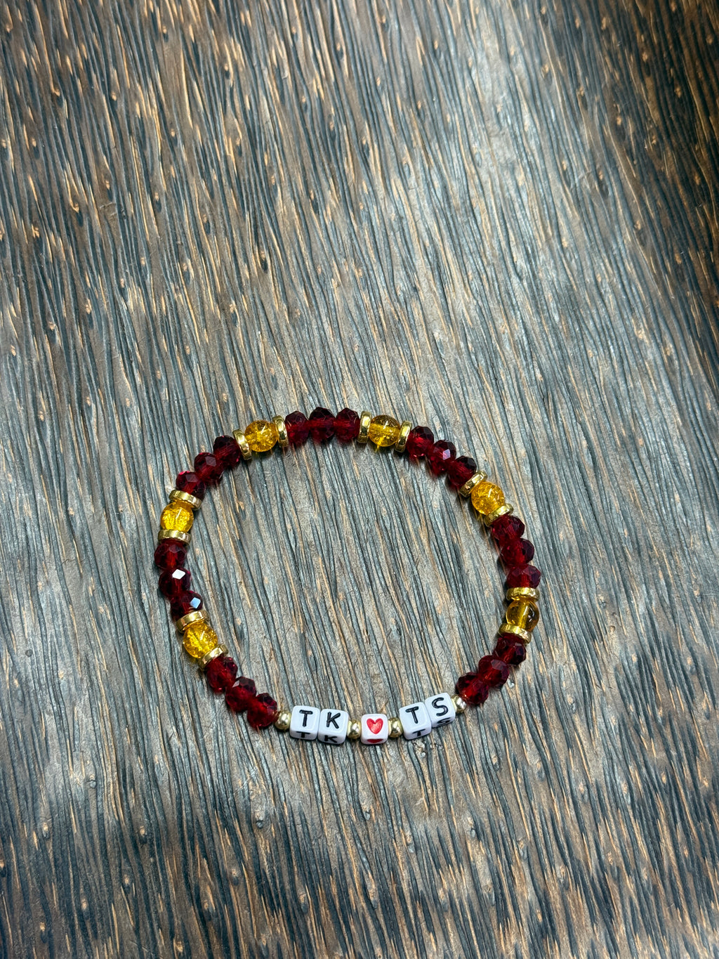 TK <3 TS Fabulous Faceted Beaded Bracelet