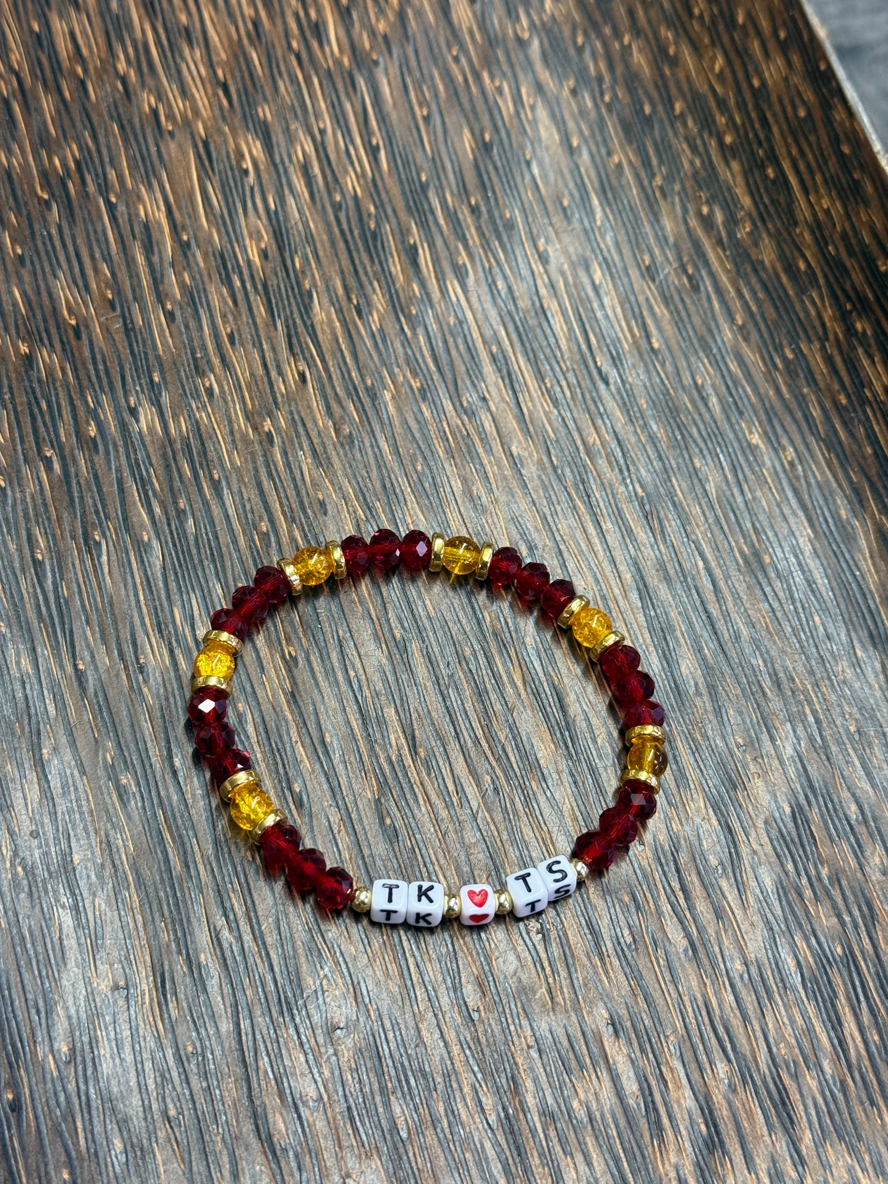 TK <3 TS Fabulous Faceted Beaded Bracelet