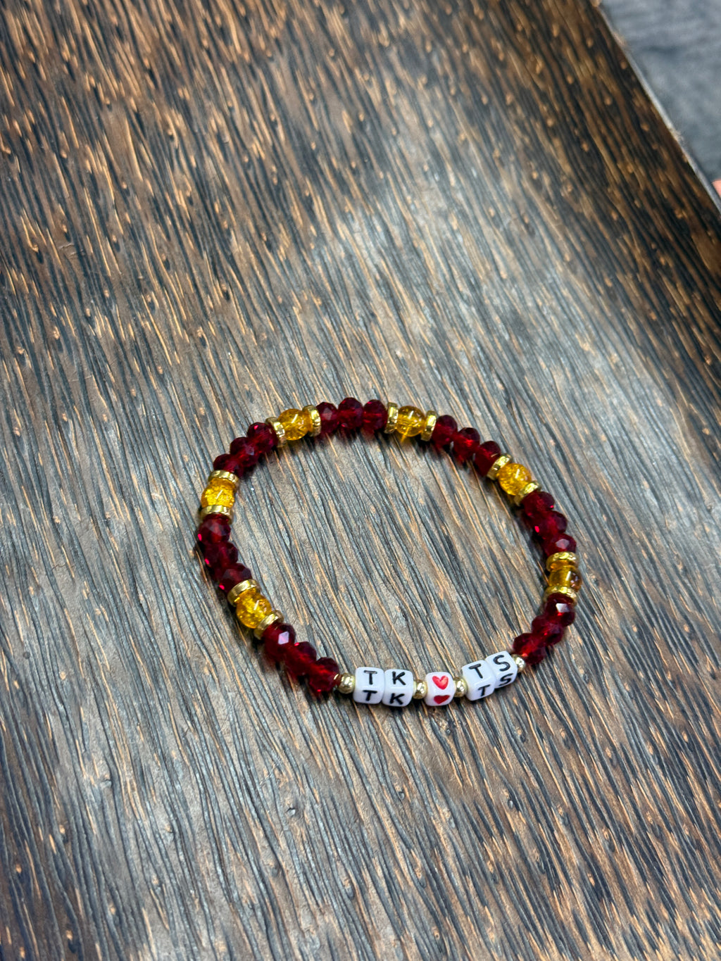 TK <3 TS Fabulous Faceted Beaded Bracelet