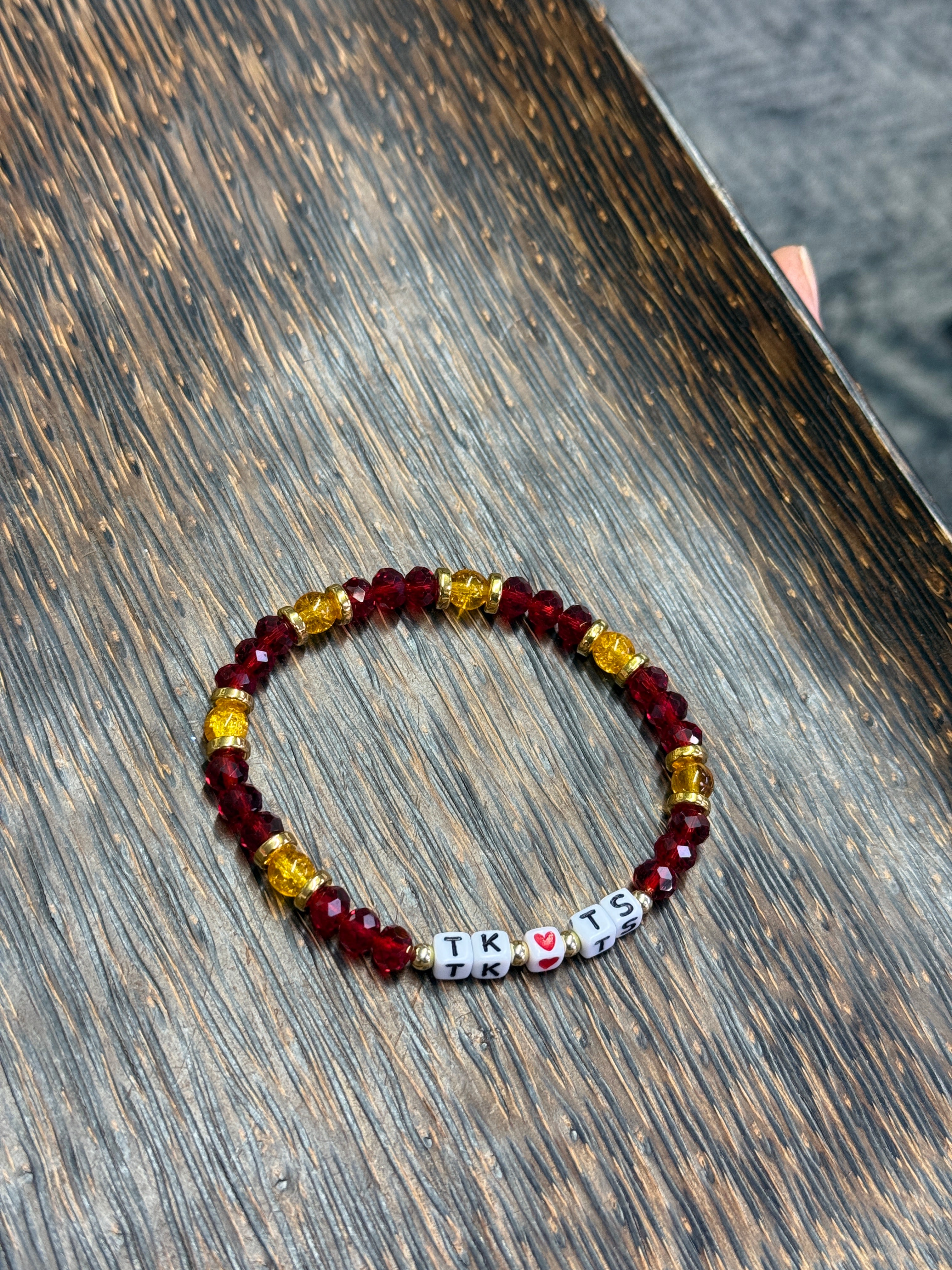 TK <3 TS Fabulous Faceted Beaded Bracelet