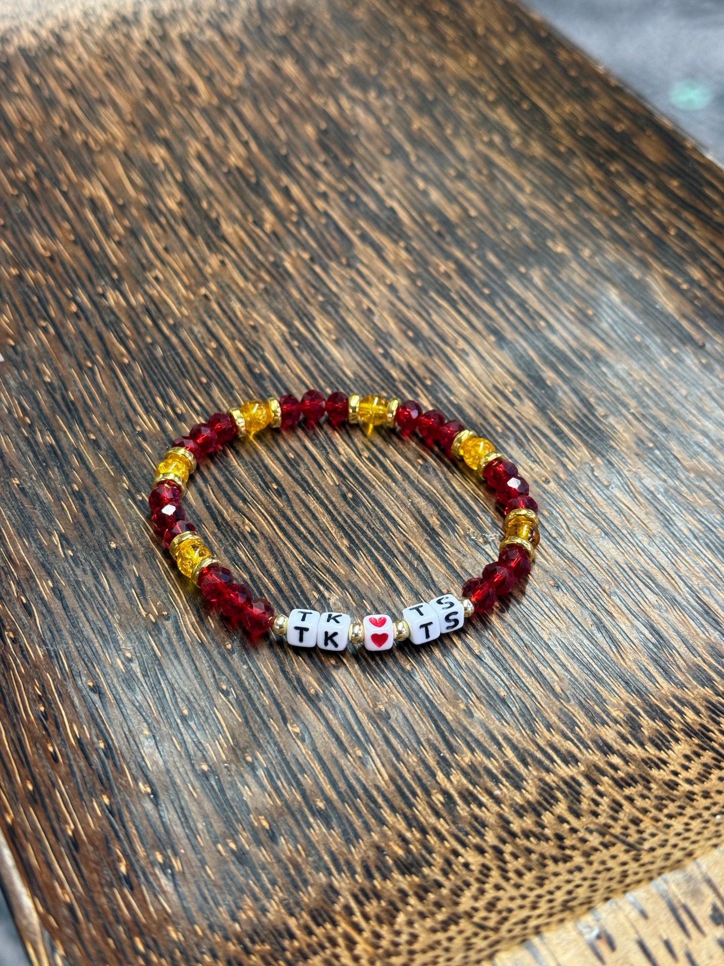 TK <3 TS Fabulous Faceted Beaded Bracelet