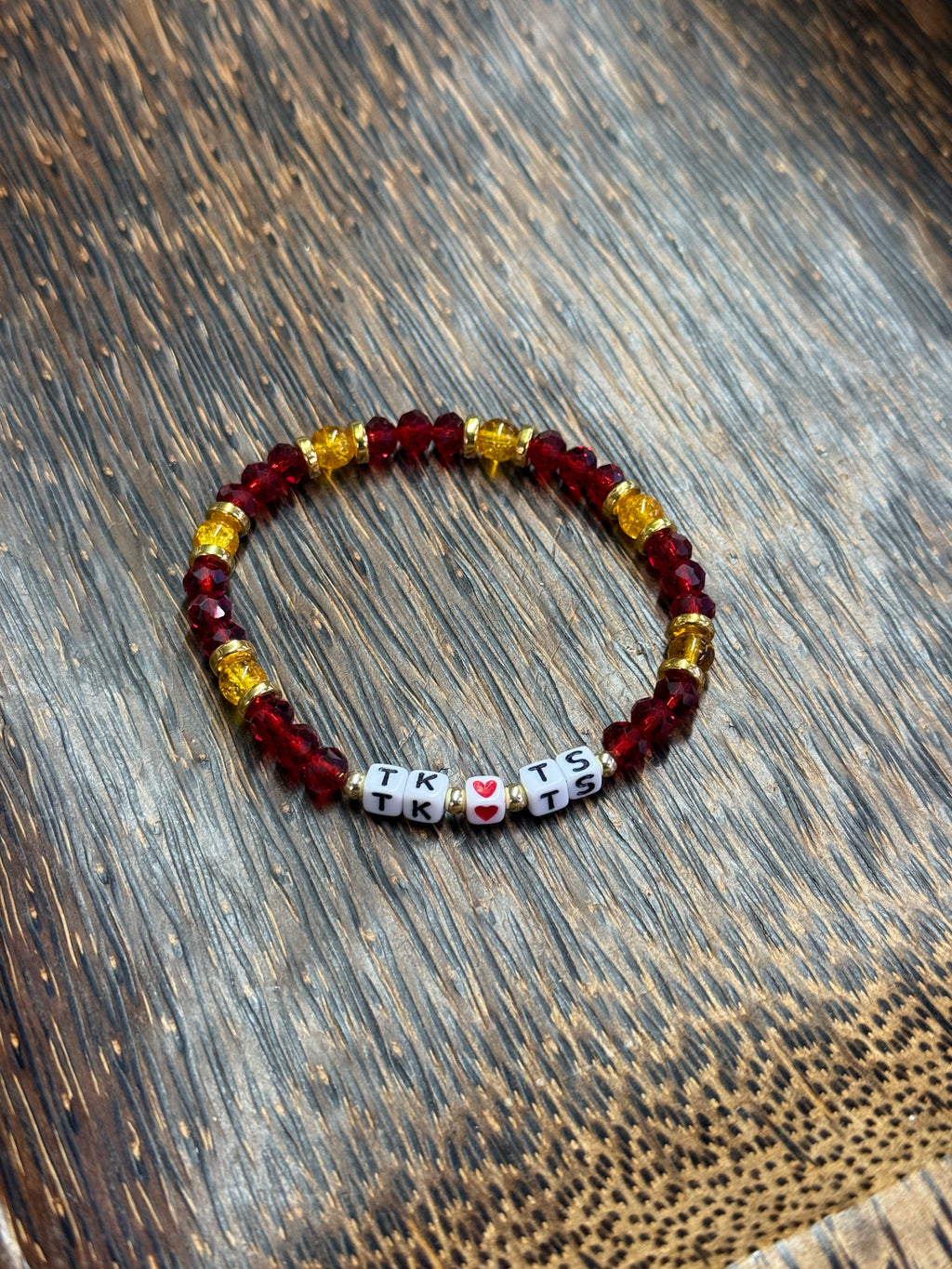 TK <3 TS Fabulous Faceted Beaded Bracelet