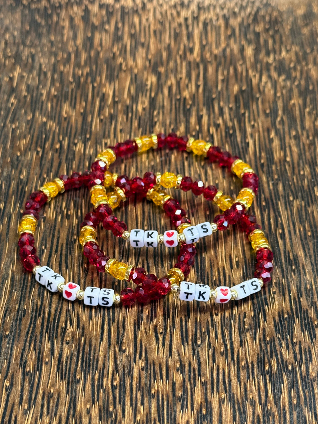 TK <3 TS Fabulous Faceted Beaded Bracelet