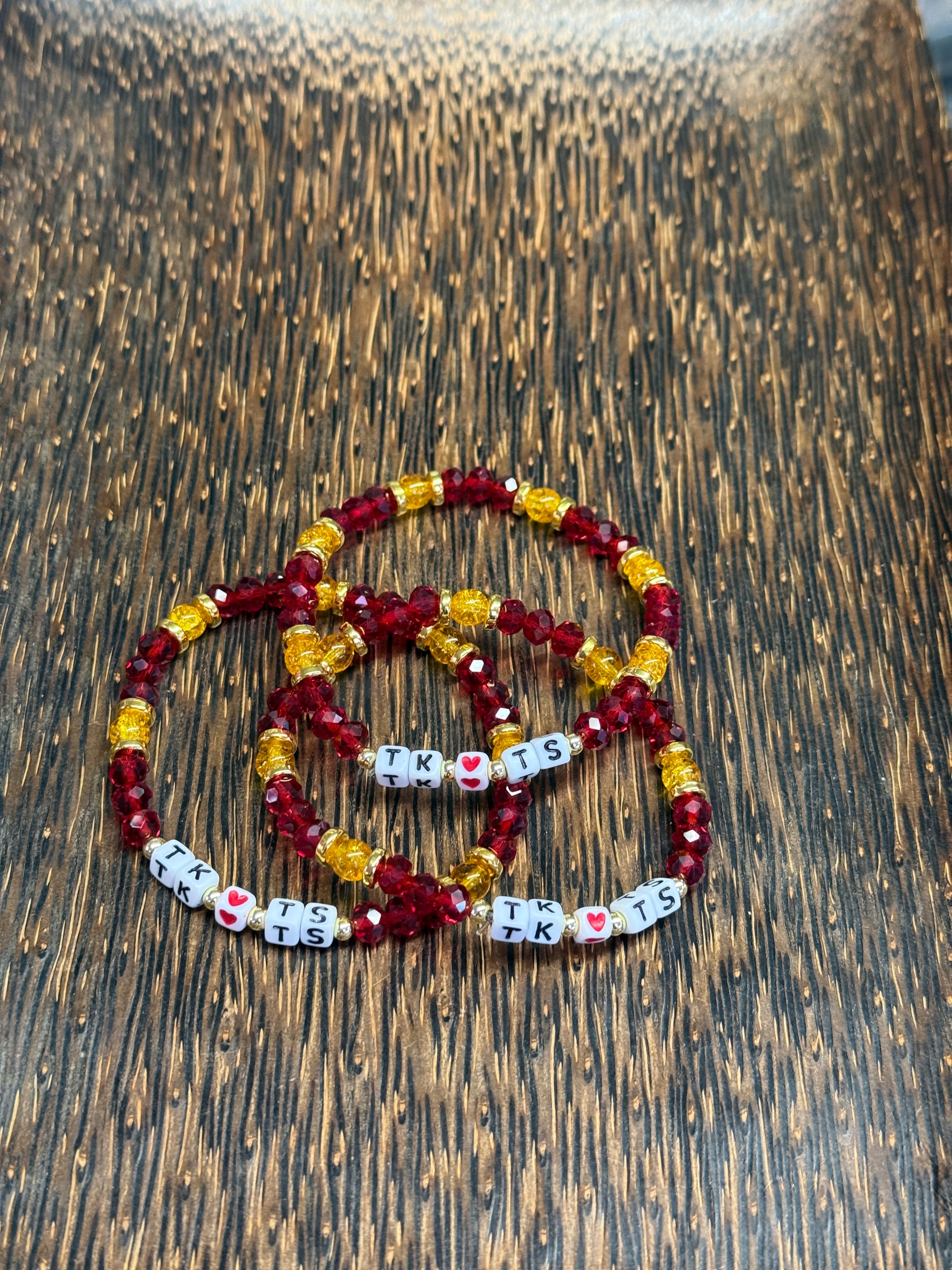 TK <3 TS Fabulous Faceted Beaded Bracelet