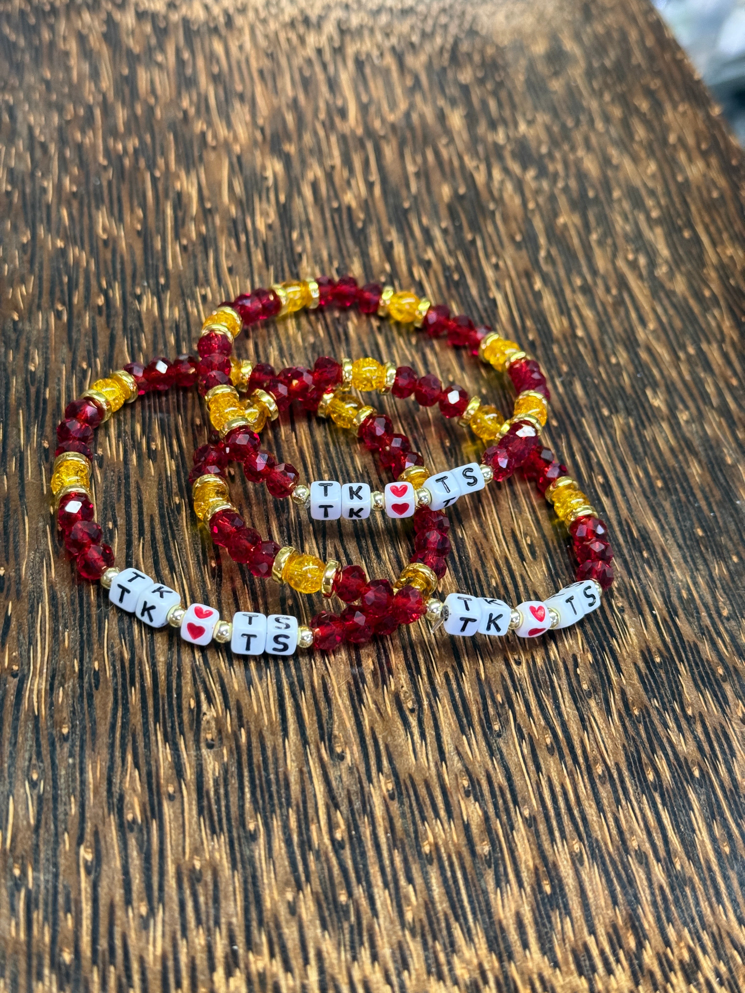 TK <3 TS Fabulous Faceted Beaded Bracelet