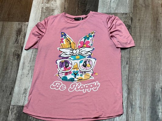 Easter Be Hoppy Ruffle Half Sleeve Top