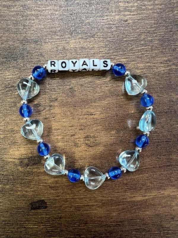 Royals Blue Heart Bracelet