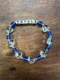 Royals Blue Heart Bracelet