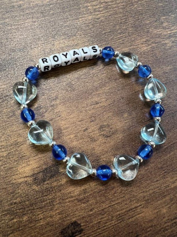Royals Blue Heart Bracelet