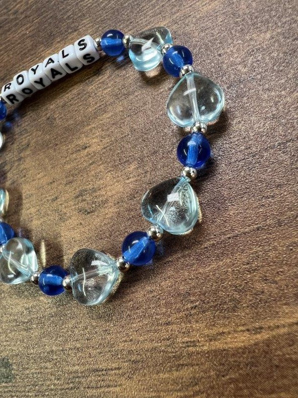 Royals Blue Heart Bracelet