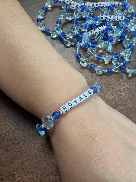 Royals Blue Heart Bracelet