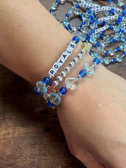 Royals Blue Heart Bracelet