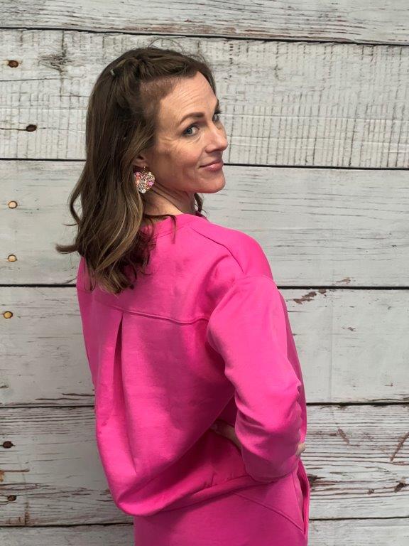Pink jogger set