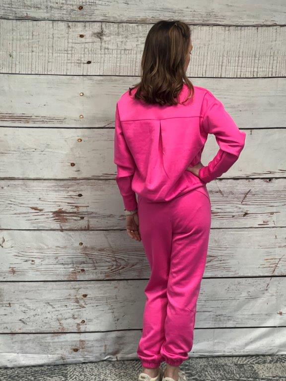 Pink jogger set