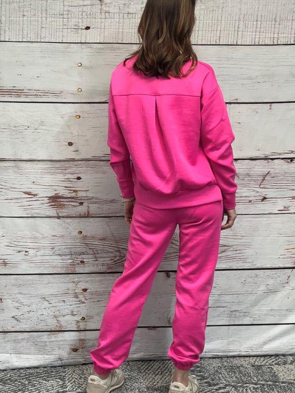 Pink jogger set