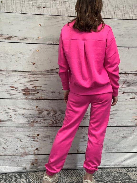 Pink jogger set