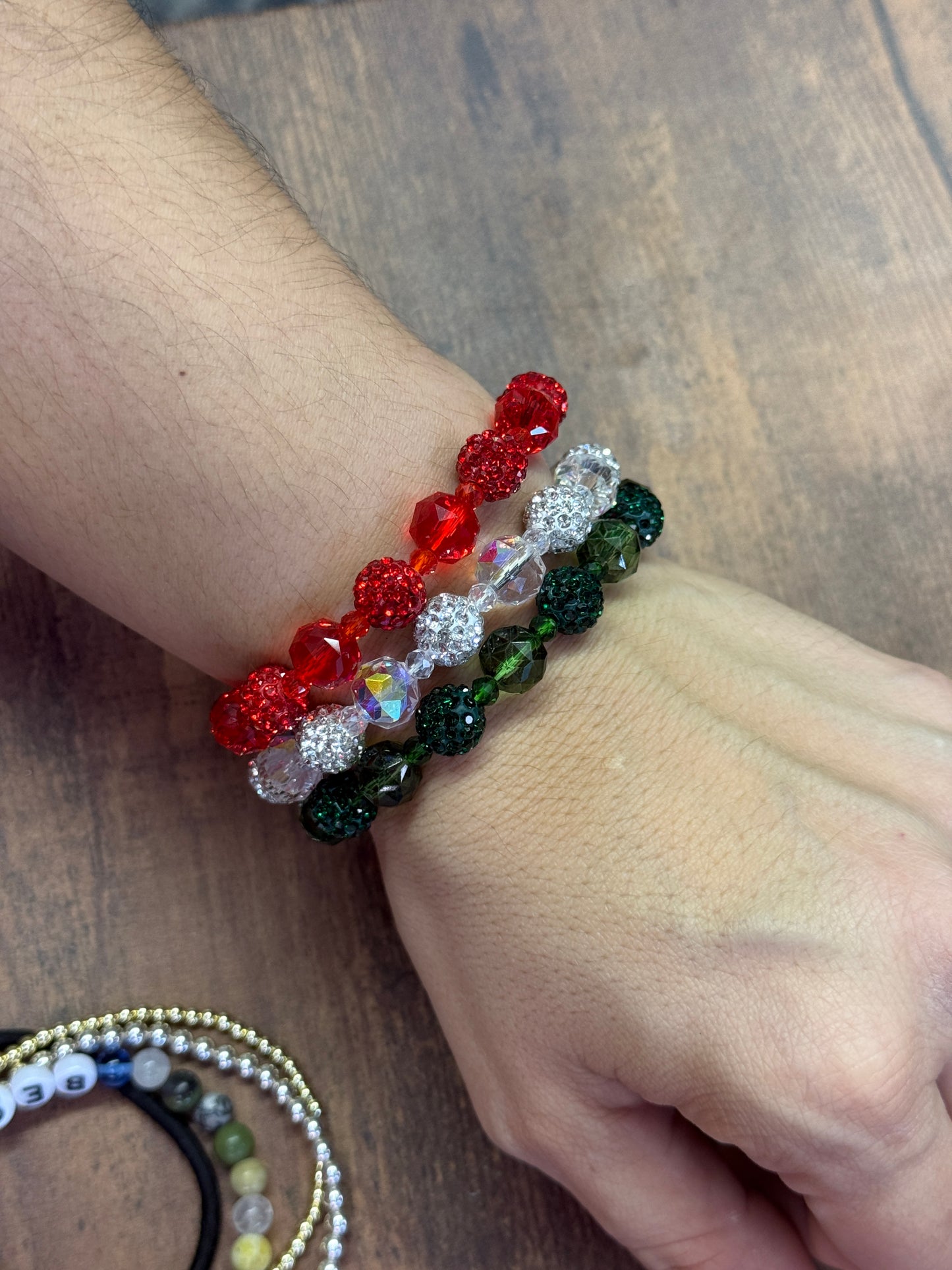 Holiday Bracelet Stack! Set of 3 Bracelets