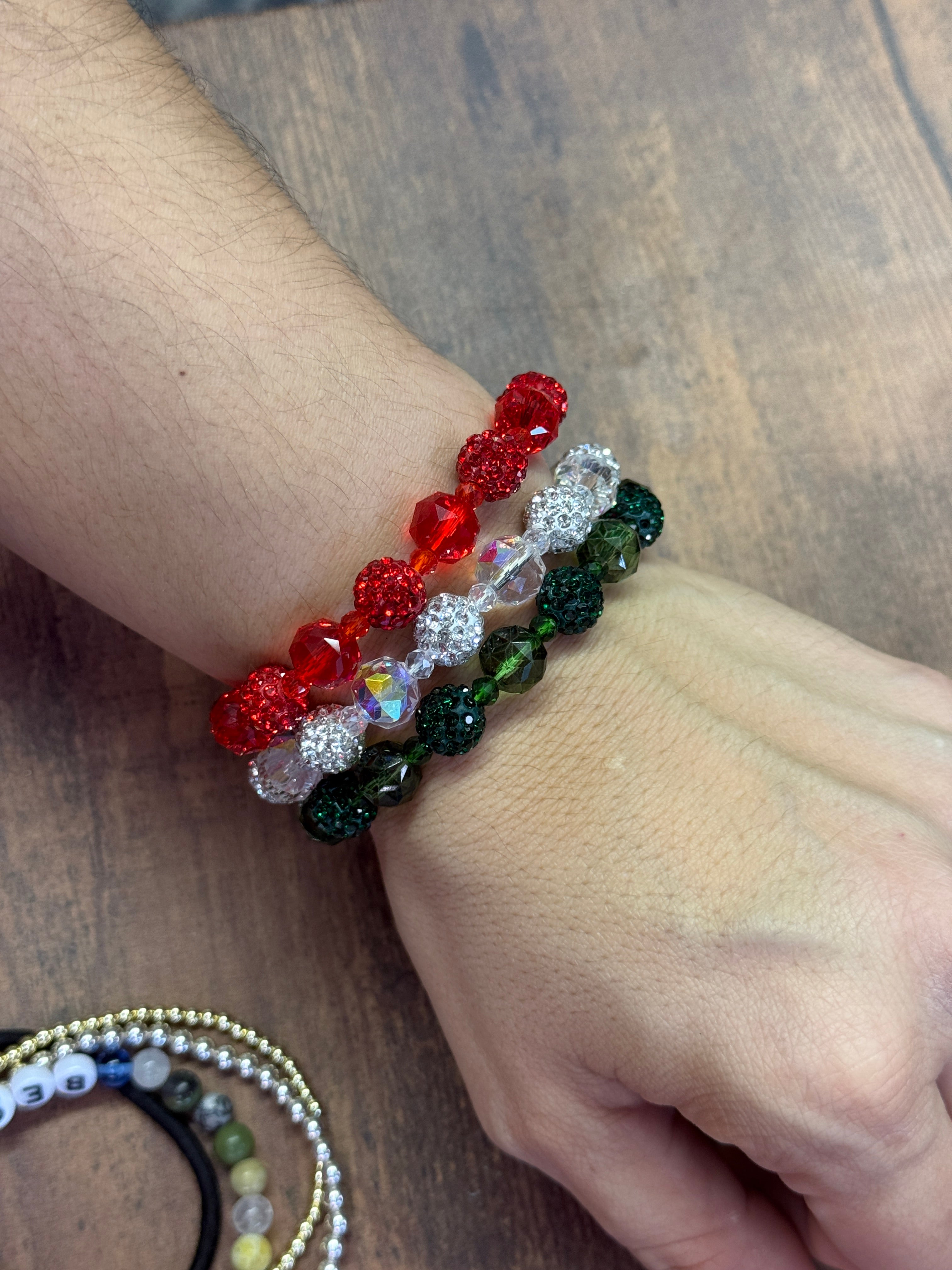 Holiday Bracelet Stack! Set of 3 Bracelets