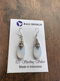Opalite Teardrop Sterling Silver Earrings