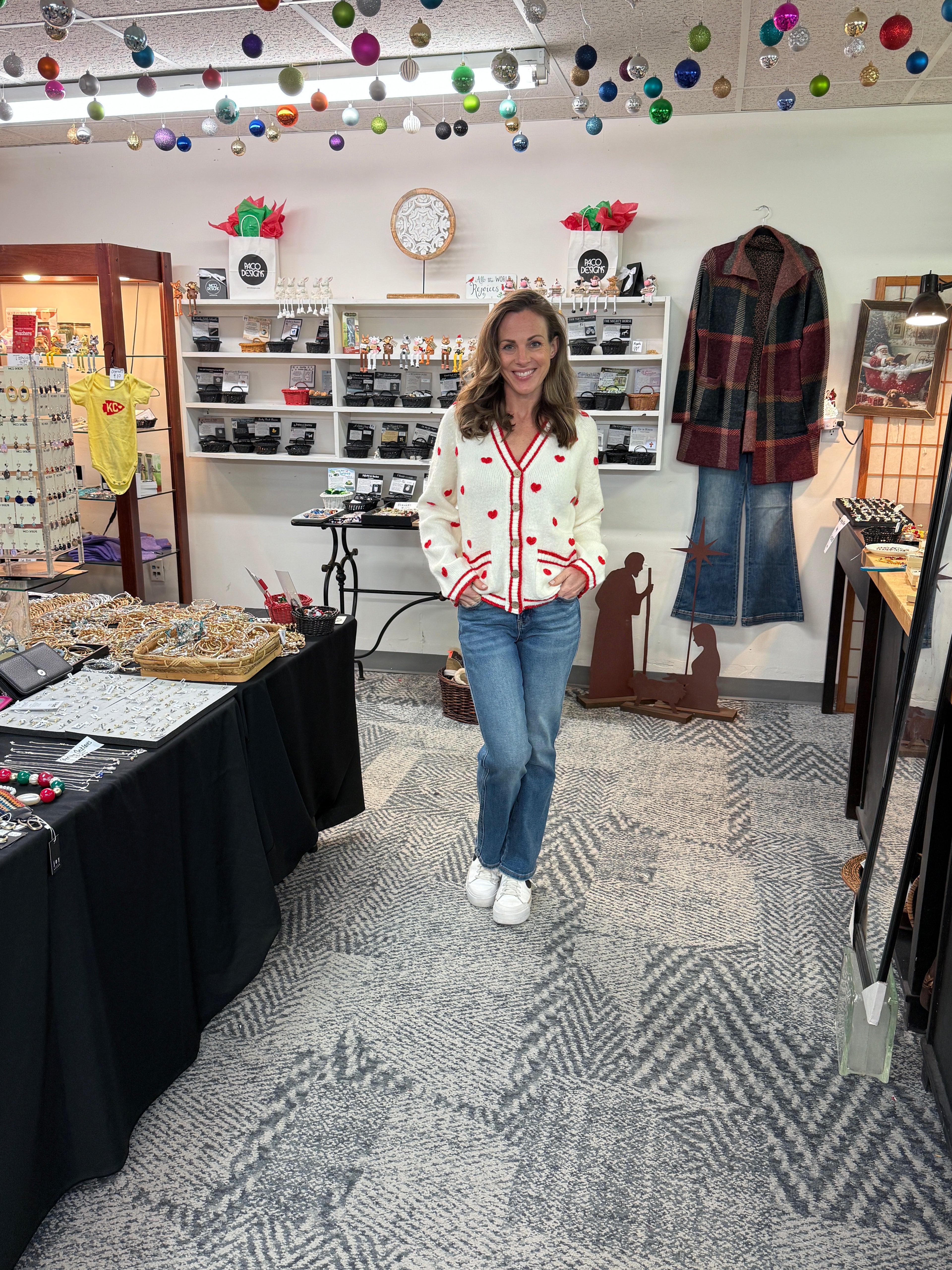 Sweetheart Valentine Heart Cardigan