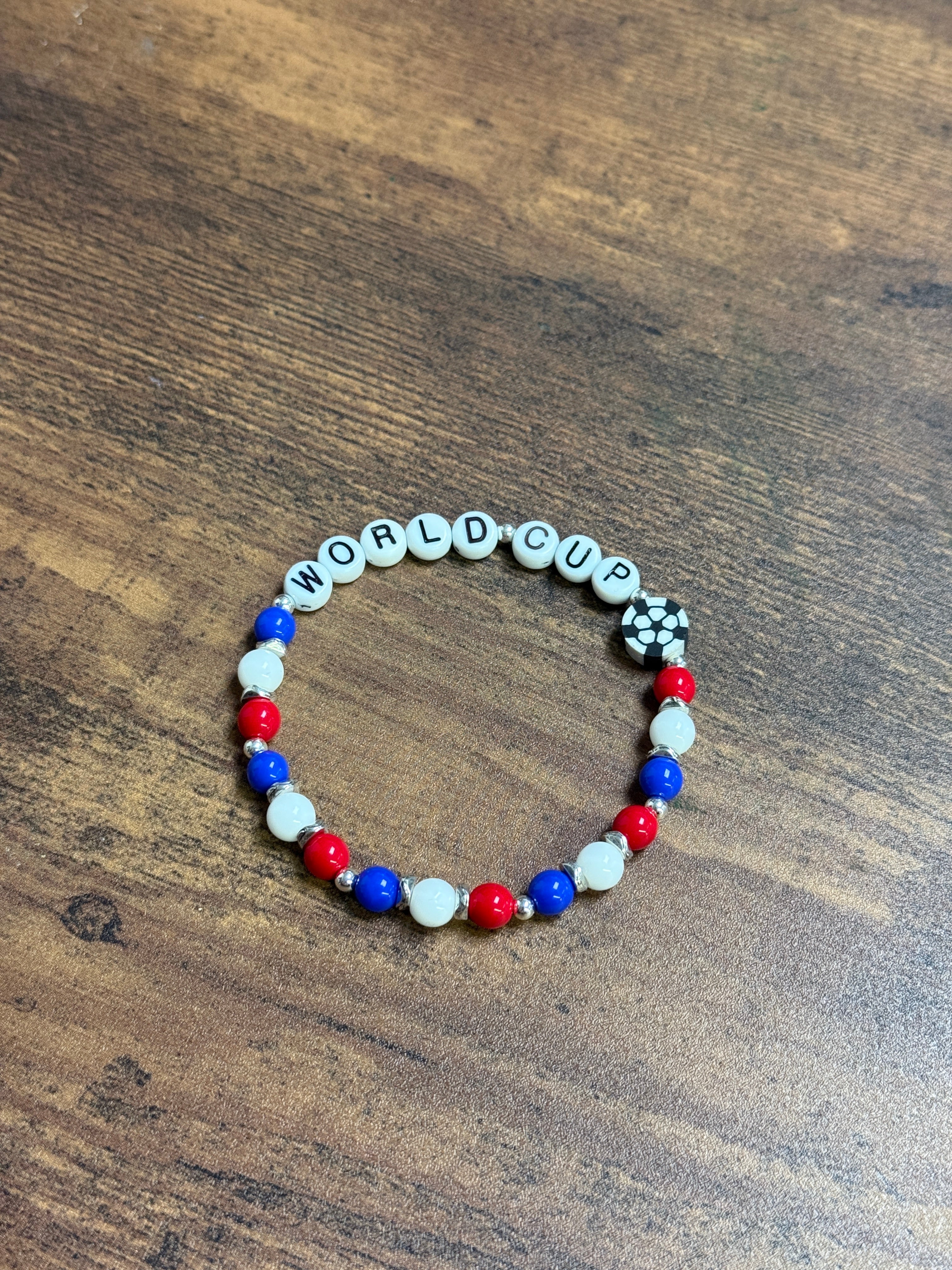 World Cup Beaded Bracelet
