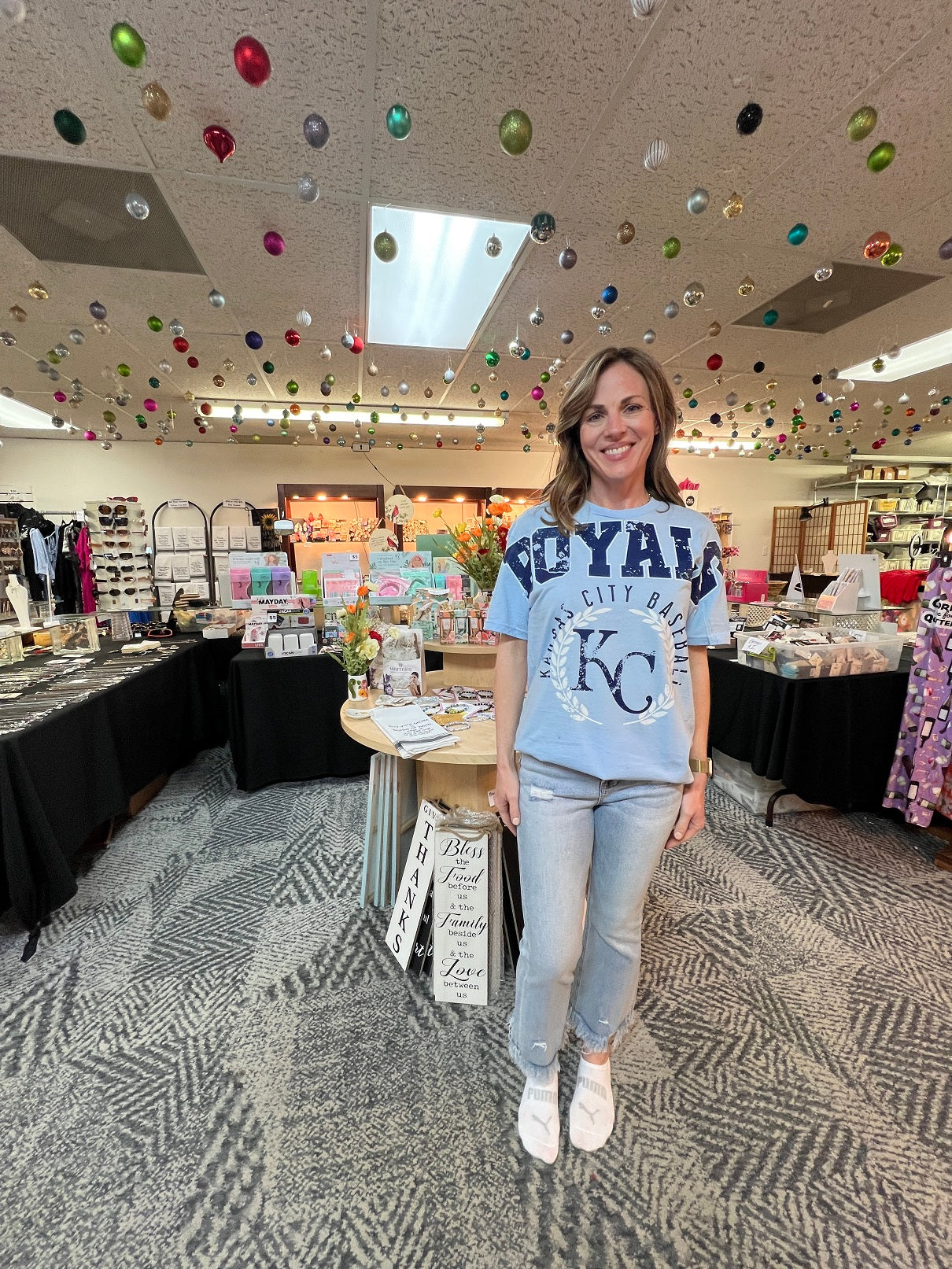 Light Blue Royals T Shirt Luxe