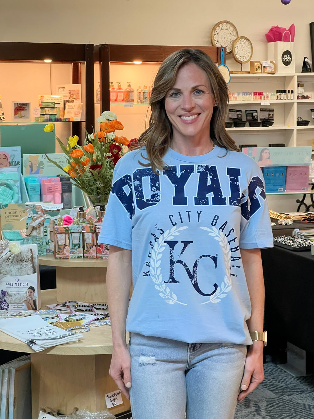 Light Blue Royals T Shirt Luxe