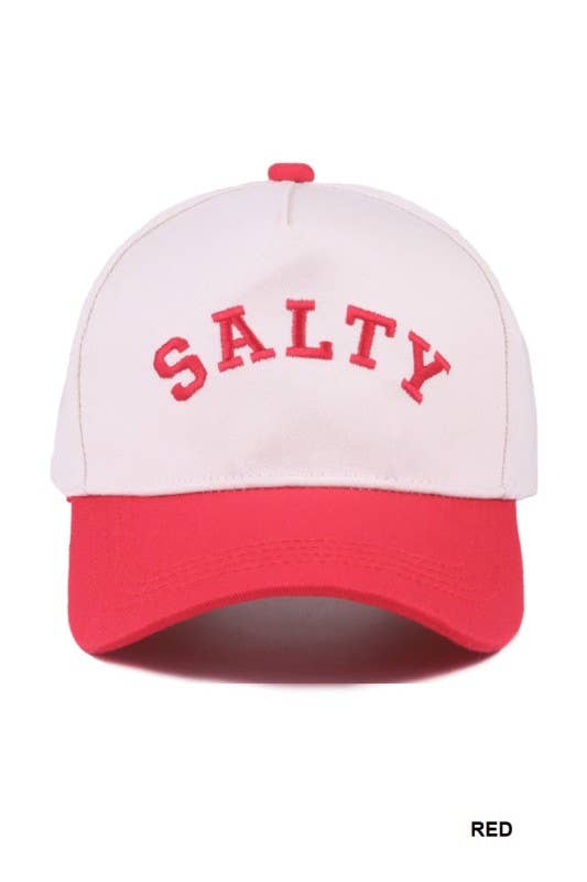 Salty Two-tone Canvas Cotton Cap