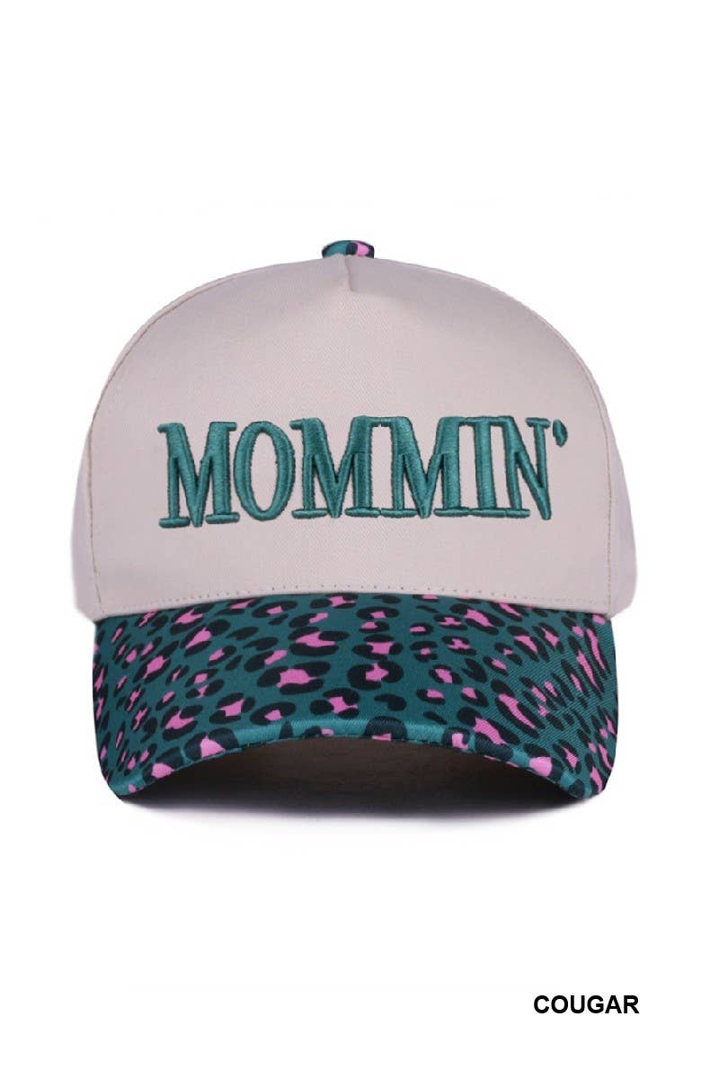 Mommin' Two Tone Canvas Cotton Cap