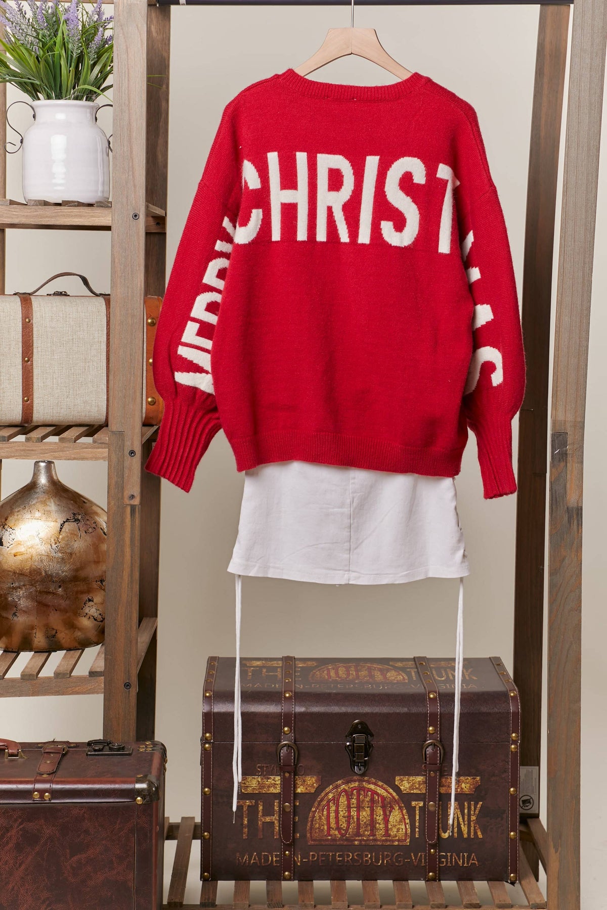 OVERSIZE Christmas Sweater with Lettering