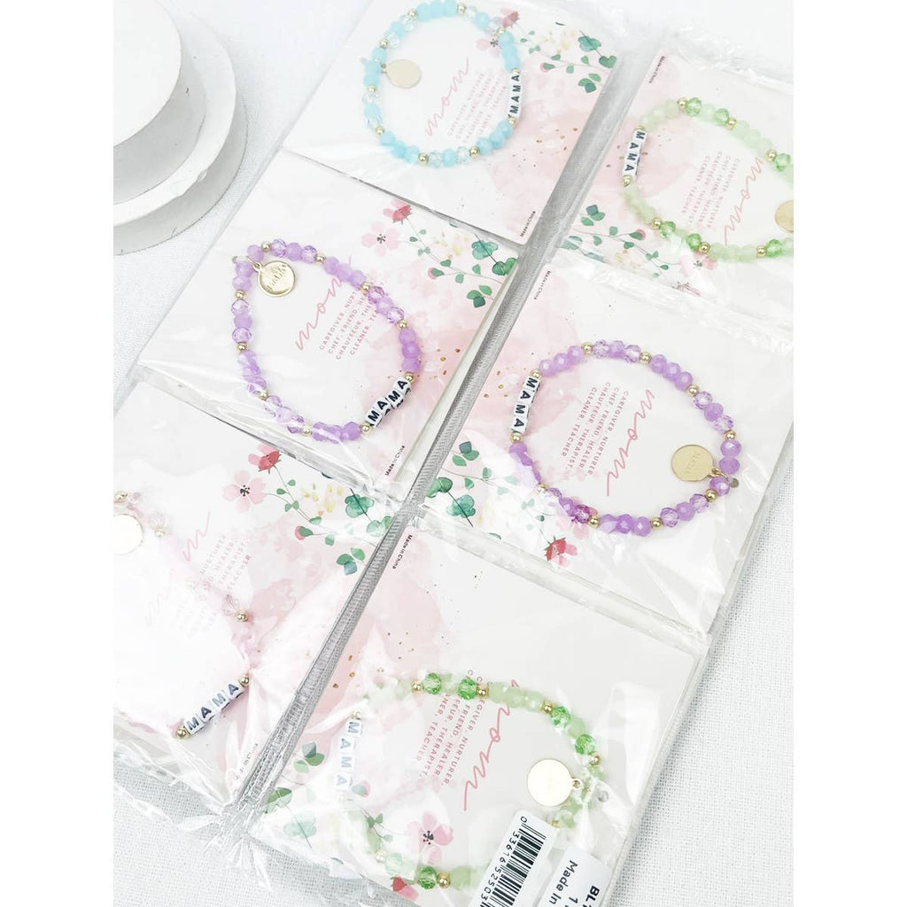 Soft Tone Beads MAMA Inpirational Bracelet