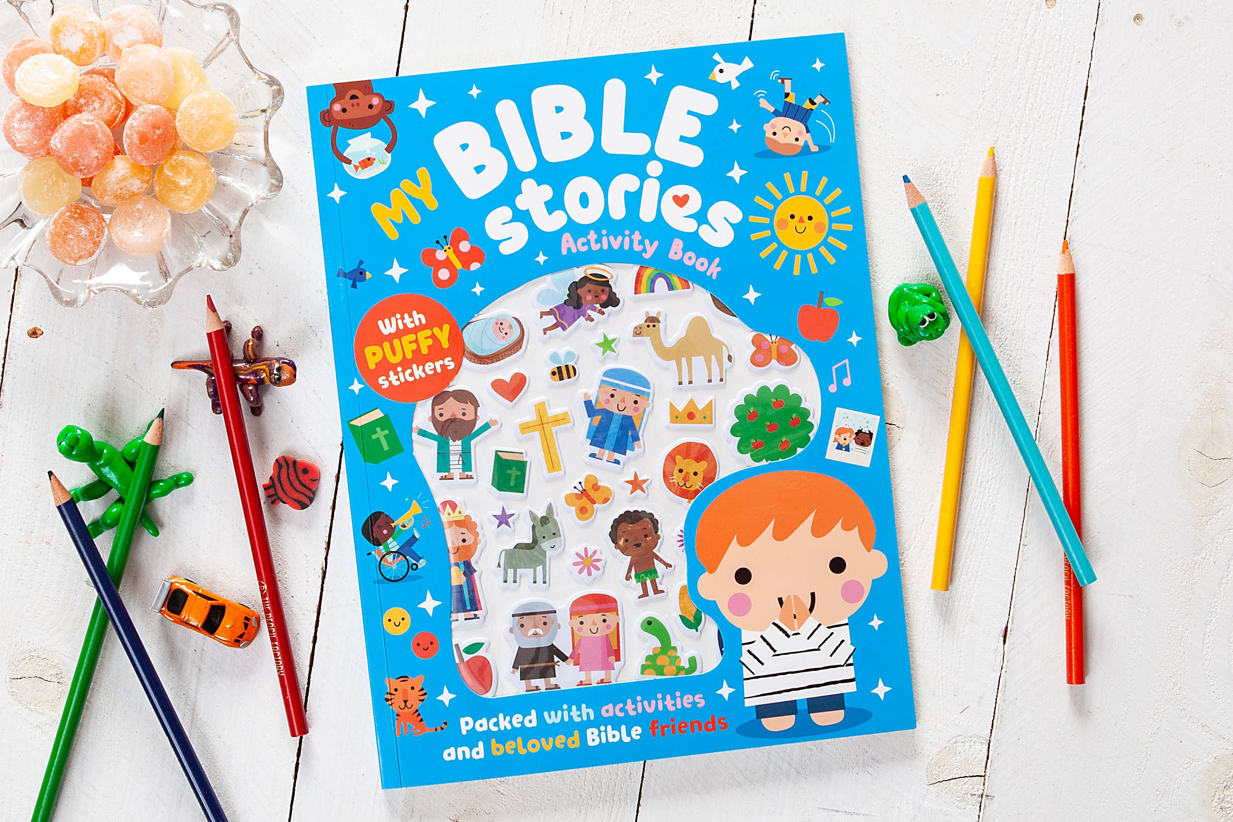 My Bible Stories Activity Book (Blue, Valentine's Day Gifts)