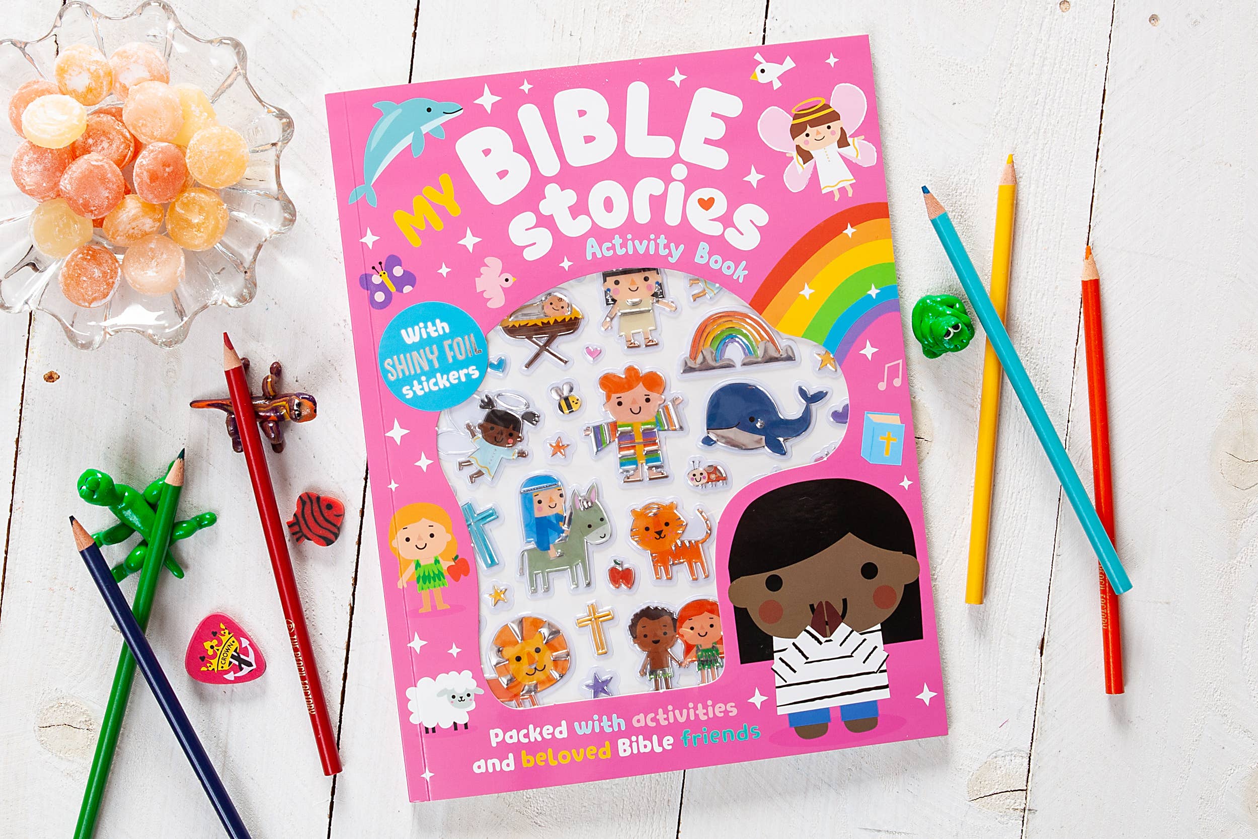 My Bible Stories Activity Book (Pink, Valentine's Day Gifts)