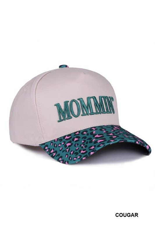 Mommin' Two Tone Canvas Cotton Cap