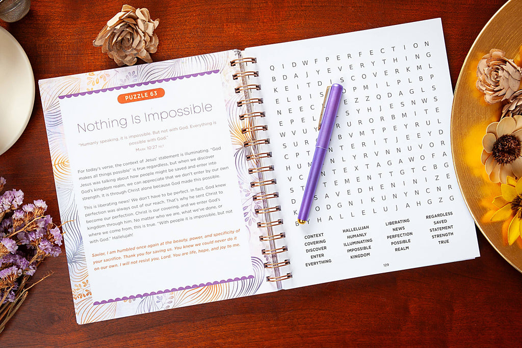 100 Meditations on the Words of Jesus (Word Search Devo)