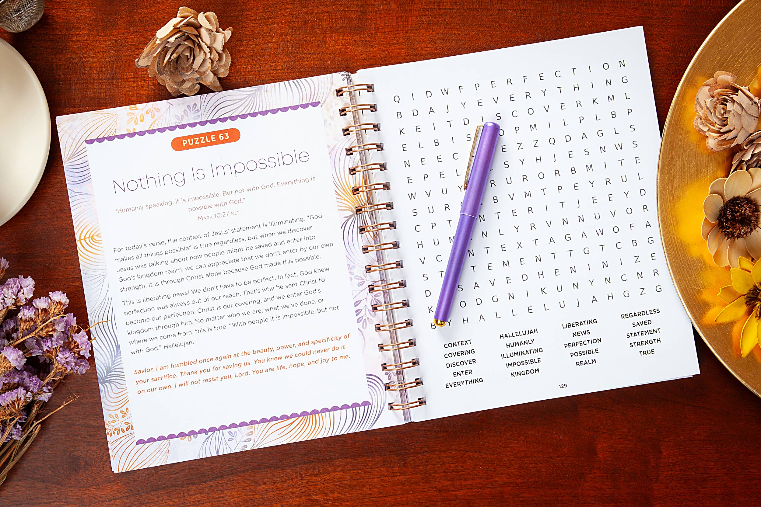 100 Meditations on the Words of Jesus (Word Search Devo)